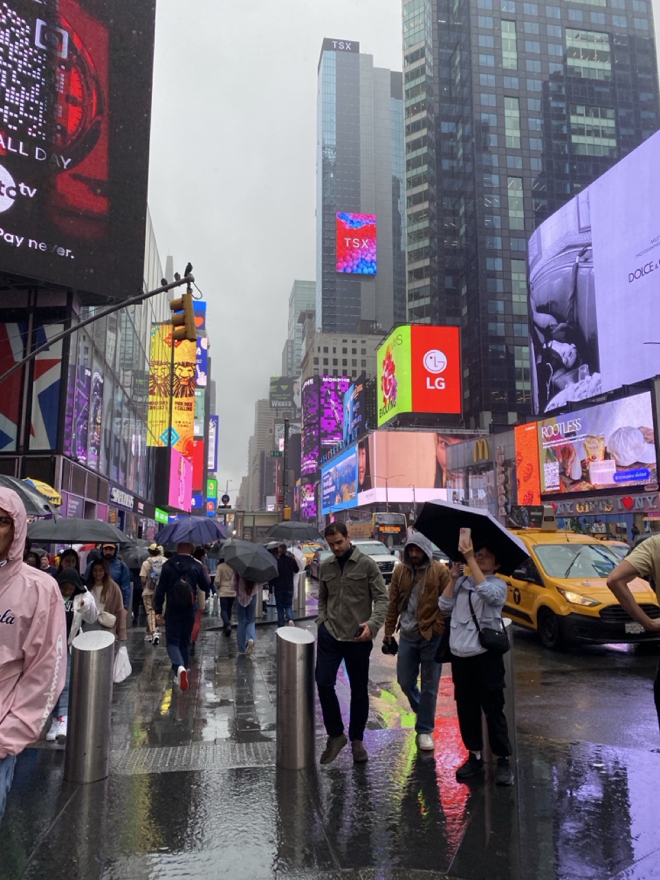 New York bij slecht weer